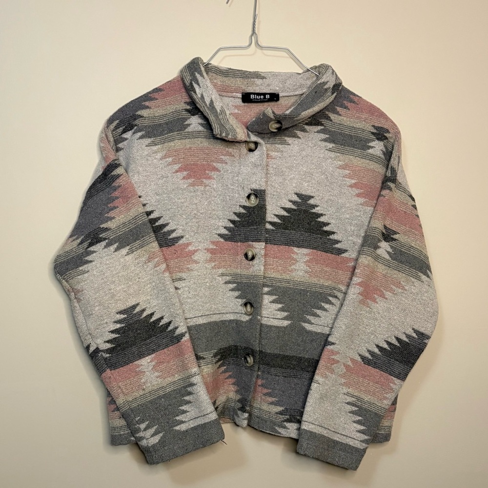 Women’s Aztec Blue B Collection Jacket - Size Large